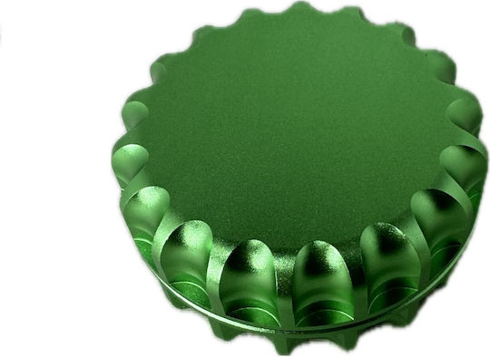 Râșniță metalică 60x28mm cameră simplă magnetică verde