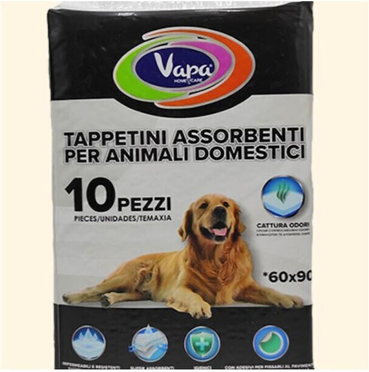 Vapa Home&care Кучешки памперси 60x60см 10бр. с активен въглен