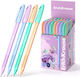Pix cu bilă Erichkrause U-108 Stick Pastel Bloom 1.00 Ultra Glide Technology Albastru 61020