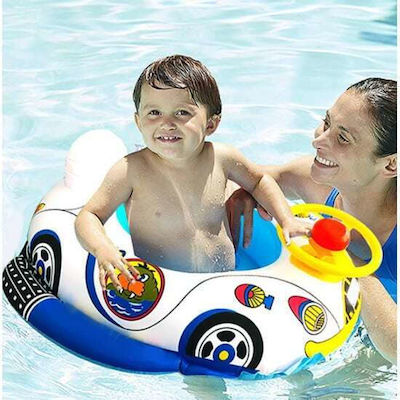 Kids Inflatable Swim Trainer Car Steering Wheel
