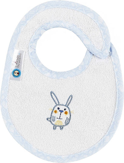 O Kosmos tou Morou Waterproof Bib Plastic with Hoop & Loop Fastener Sky Blue for 5 m+