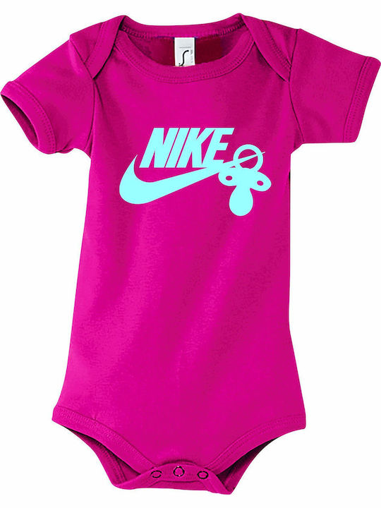 Baby Bodysuit Underwear Short-Sleeved Fuchsia