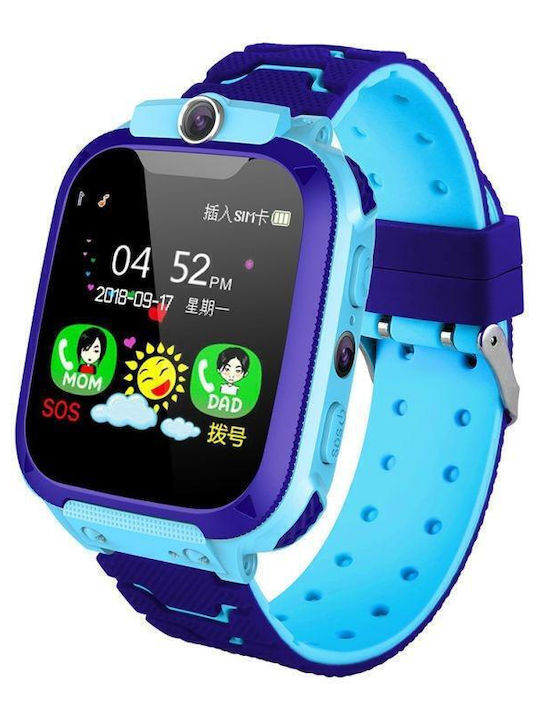 Kinder-Smartwatch Mit Kamera Blau