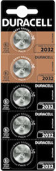 Duracell Long Lasting Power Lithium Watch Batteries CR2032 3V 5pcs
