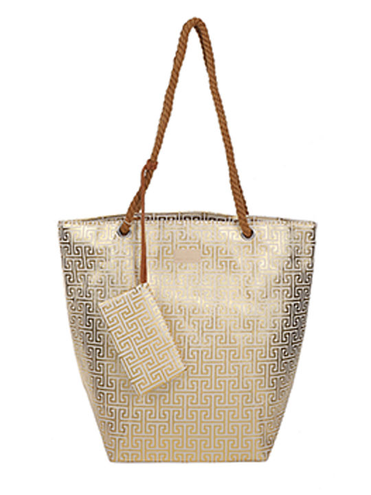 Bag to Bag Beach Bag Gold