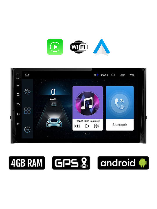 Автомобилна Аудио Система (Блутут/USB/WiFi/GPS/Apple-Carplay/Android-Auto) с Тъчскрийн 10"