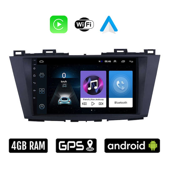 Car Audio System for Mazda 5 2011 (Bluetooth/USB/WiFi/GPS/Apple-Carplay/Android-Auto) with Touch Screen 9"