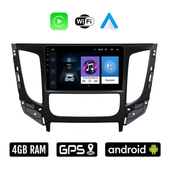 Sistem Audio Auto pentru Fiat Fullback - Spate complet 2016 cu Clima (Bluetooth/USB/WiFi/GPS/Apple-Carplay/Android-Auto) cu Ecran Tactil 9"