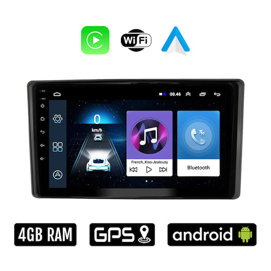 Автомобилна Аудио Система (Блутут/USB/WiFi/GPS/Apple-Carplay/Android-Auto) с Тъчскрийн 10"