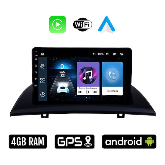 Ηχοσύστημα Αυτοκινήτου για BMW X3 (E83) 2003 - 2010 (Bluetooth/USB/WiFi/GPS/Apple-Carplay/Android-Auto) με Οθόνη Αφής 9"