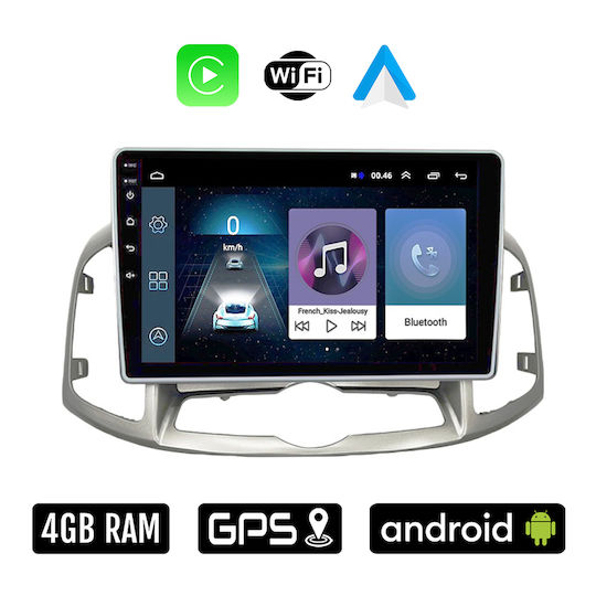 Sistem Audio Auto pentru Chevrolet Captiva 2012+ (Bluetooth/USB/WiFi/GPS/Apple-Carplay/Android-Auto) cu Ecran Tactil 9"