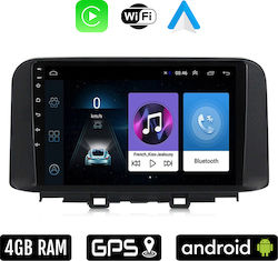Sistem Audio Auto pentru Hyundai Kona 2017 (Bluetooth/USB/WiFi/GPS/Apple-Carplay/Android-Auto) cu Ecran Tactil 10"