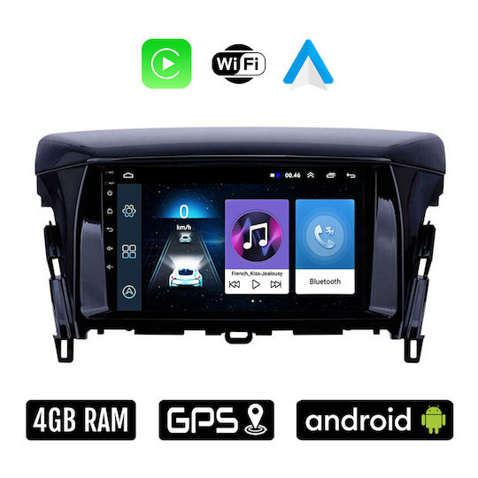 Автомобилна Аудио Система (Блутут/USB/WiFi/GPS/Apple-Carplay/Android-Auto) с Тъчскрийн 9"