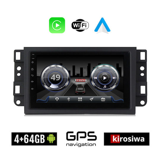 Kirosiwa Sistem Audio Auto pentru Chevrolet Epica 2006-2012 (Bluetooth/USB/WiFi/GPS) cu Ecran Tactil 7"