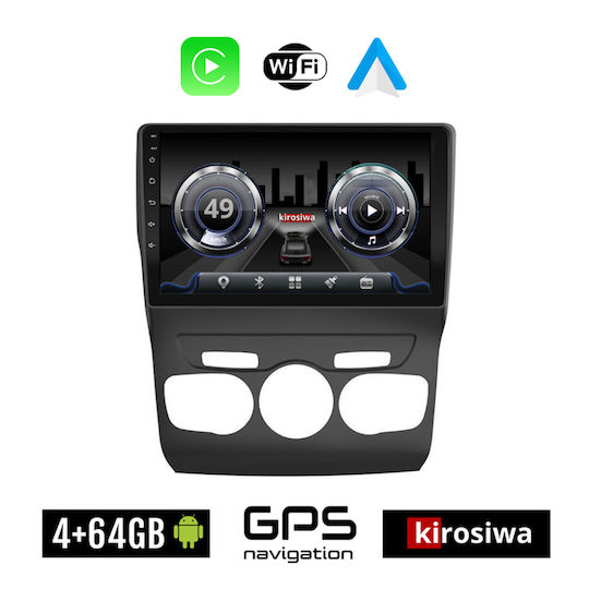 Kirosiwa Ηχοσύστημα Αυτοκινήτου για Citroen C4 / DS4 2011-2018 (Bluetooth/USB/WiFi/GPS) με Οθόνη Αφής 10"