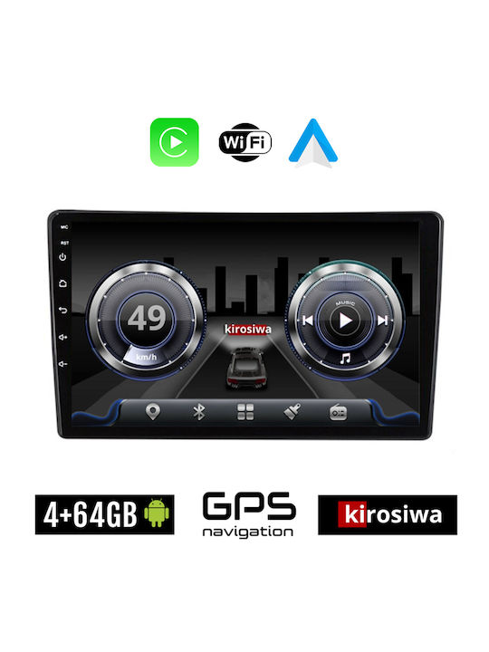 Kirosiwa Car Audio System for Seat Arosa / Ibiza Skoda Octavia / Fabia / Superb Volkswagen Golf / Passat / Bora / Polo 2002-2009 (Bluetooth/USB/WiFi/GPS) with Touch Screen 9"