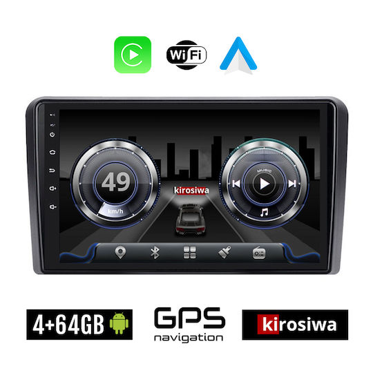 Kirosiwa Ηχοσύστημα Αυτοκινήτου για Opel Corsa / Astra / Vectra / Zafira / Meriva 2004-2011 (Bluetooth/USB/WiFi/GPS) με Οθόνη Αφής 9"