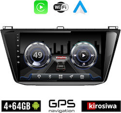 Kirosiwa Car-Audiosystem für Volkswagen Tiguan 2016 (Bluetooth/USB/WiFi/GPS/Apple-Carplay/Android-Auto) mit Touchscreen 10"