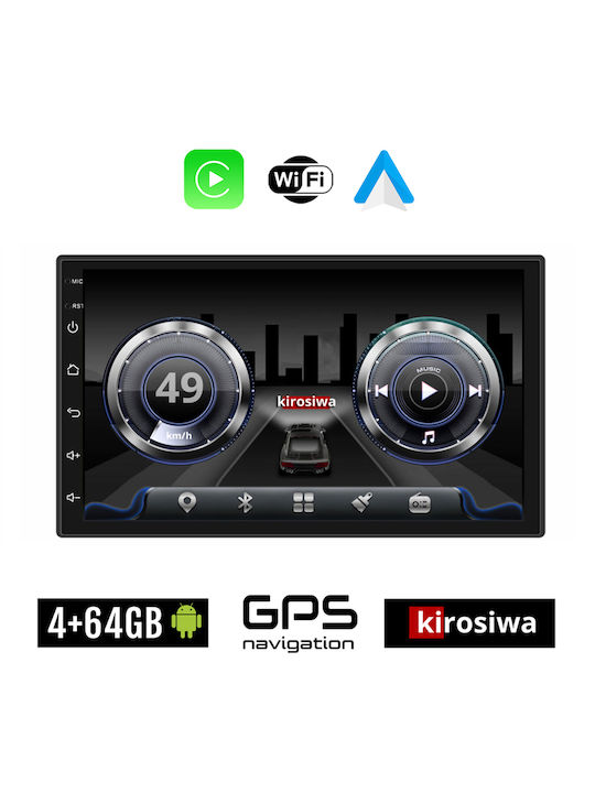 Kirosiwa Car Audio System for Volkswagen Caddy 1996-2004 (Bluetooth/USB/WiFi/GPS) with Touch Screen 7"