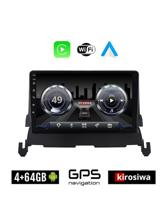 Kirosiwa Автомобилна Аудио Система (Блутут/USB/WiFi/GPS) с Тъчскрийн 9"