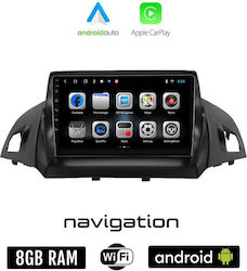 Sistem Audio Auto pentru Ford C-Max 2011 (Bluetooth/USB/WiFi/GPS/Apple-Carplay/Android-Auto) cu Ecran Tactil 9"