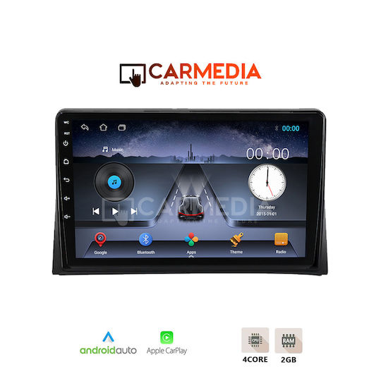 Автомобилна Аудио Система (Блутут/USB/WiFi/GPS/Apple-Carplay/Android-Auto) с Тъчскрийн 9"