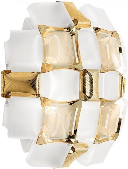 Slamp Leuchte Wand Weiß 32cm