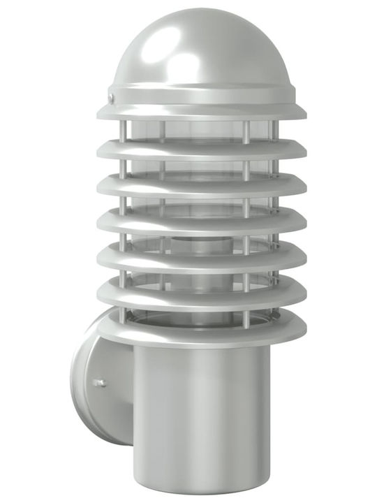 vidaXL Επιτοίχιο Εξωτερικό Φωτιστικό E27 IP44 15x15x33.5εκ.