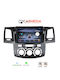 Carmedia Auto-Audiosystem für Toyota Hilux 2005-2011 mit A/C Bluetooth USB WiFi GPS Apple CarPlay Android Auto mit 9 Zoll Touchscreen
