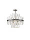 Viokef Kronleuchter 8xG9 Ø50cm mit Kristallen Silber 4315100