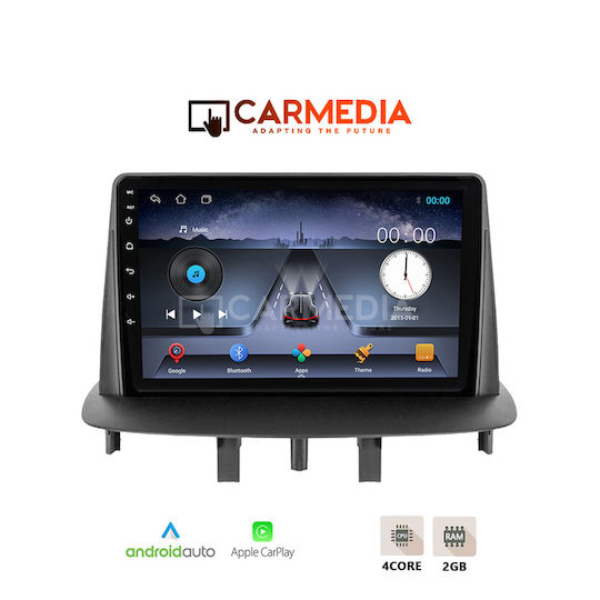 Auto-Audiosystem für Renault Megane 2009-2016 (Bluetooth/USB/WiFi/GPS/Apple-Carplay/Android-Auto) mit Touchscreen 9"