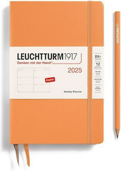 Weekly Planner 2025 B6 Plus Hardcover Apricot Leuchtturm 4004117653551