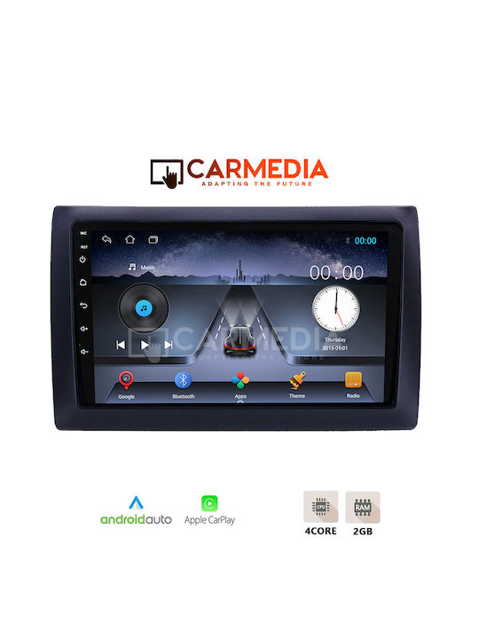 Carmedia Автомобилна Аудио Система (Блутут/USB/WiFi/GPS/Apple-Carplay/Android-Auto) с Тъчскрийн 9"