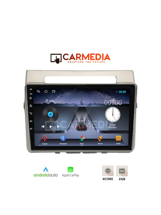 Carmedia Car Audio System for Toyota Corolla Verso 2004-2009 (Bluetooth/USB/WiFi/GPS/Apple-Carplay/Android-Auto) with Touch Screen 9"