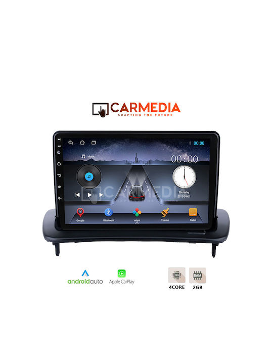 Carmedia Auto-Audiosystem für Volvo C30 / S40 2004-2013 (Bluetooth/USB/WiFi/GPS/Apple-Carplay/Android-Auto) mit Touchscreen 9"