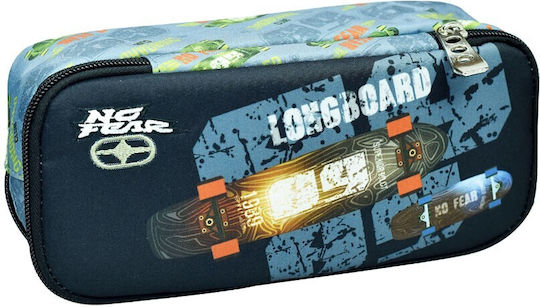 Bmu No Fear Pencil Case Barrel Oval Longboard 348-27141 No Fear