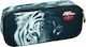 No Fear Dark Tiger Pencil Case Barrel Black