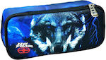 Etui pentru creioane No Fear Oval Barrel Night Wolf 348-29141 No Fear