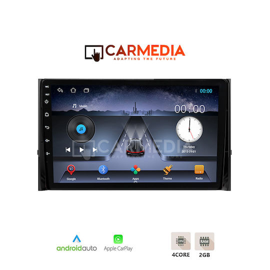 Carmedia Car Audio System for Skoda Karoq / Kodiaq 2016+ (Bluetooth/USB/WiFi/GPS/Apple-Carplay/Android-Auto) with Touch Screen 9"
