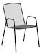 Outdoor-Stuhl Metallisch Pomedon Black Velvet-Black Metal 56x64x87εκ.