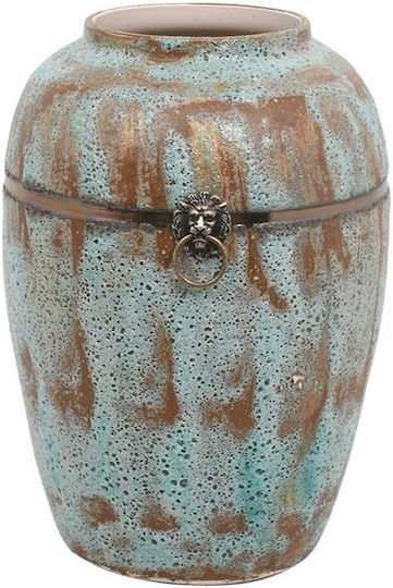 Fylliana Ceramic Turquoise Vase Fylliana Ceramic Turquoise Vase