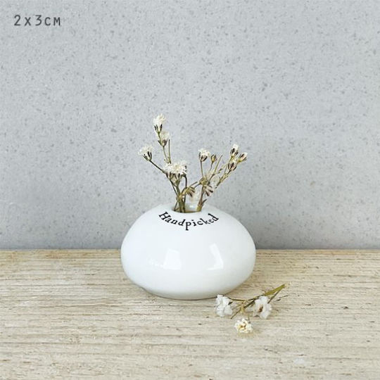 Synchronia Decorative Vase White
