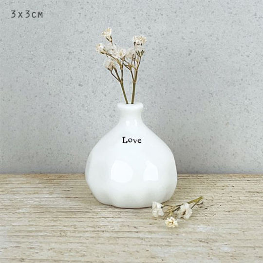 Synchronia Glass Vase White