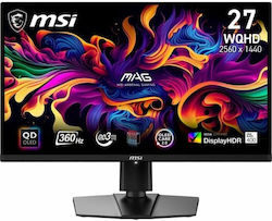 MSI MAG 271QPX QD-OLED QD-OLED HDR Monitor 27" QHD 2560x1440 360Hz με Χρόνο Απόκρισης 0.03ms GTG