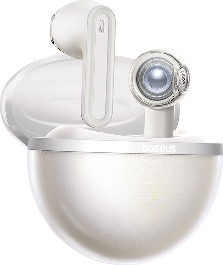 Baseus Bowie E5 Earbud Bluetooth Handsfree Earphones with Charging Case White