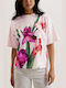 Ted Baker Γυναικείο T-shirt Floral Ροζ