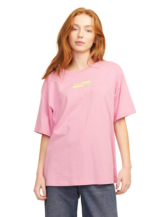 Jack & Jones Damen T-shirt Rosa