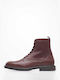 Marco Tozzi Men's Leather Military Boots Tabac Brown