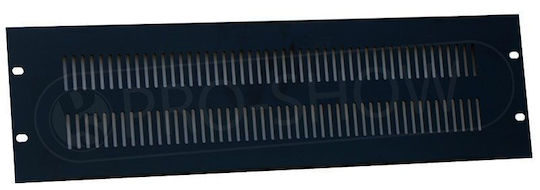 Pro-Show 3U RACK Panel Luftauslass - 3U Blindabdeckung mit Lüftungsschlitzen für 19" RACK 39913