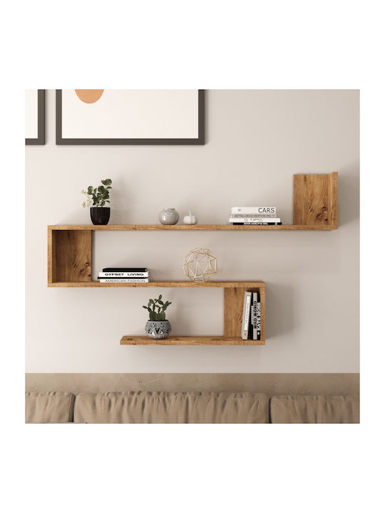 Wandregal Ealing Kiefer 120x14,5x71,4cm